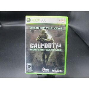 Call‎ of Duty 4 Modern Warfare Game of the Year Xbox 360 CIB